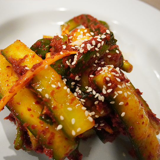 Crunchy Cucumber kimchi
