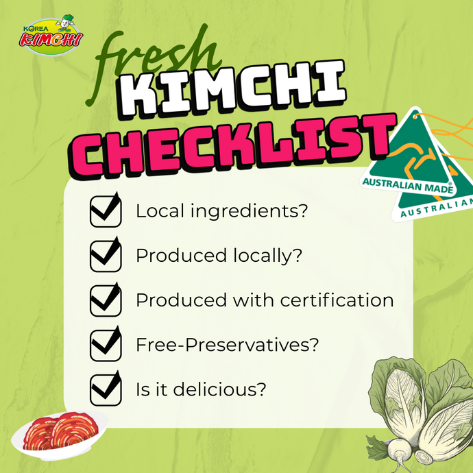 kimchi checklist