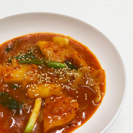 Spicy potato Sujebi recipe