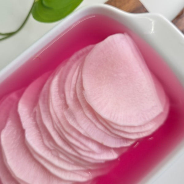 Beet Pink Pickled Radish (Vegan) 500g