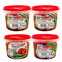 Load image into Gallery viewer, 3-Type Kimchi 450g Set of 4
