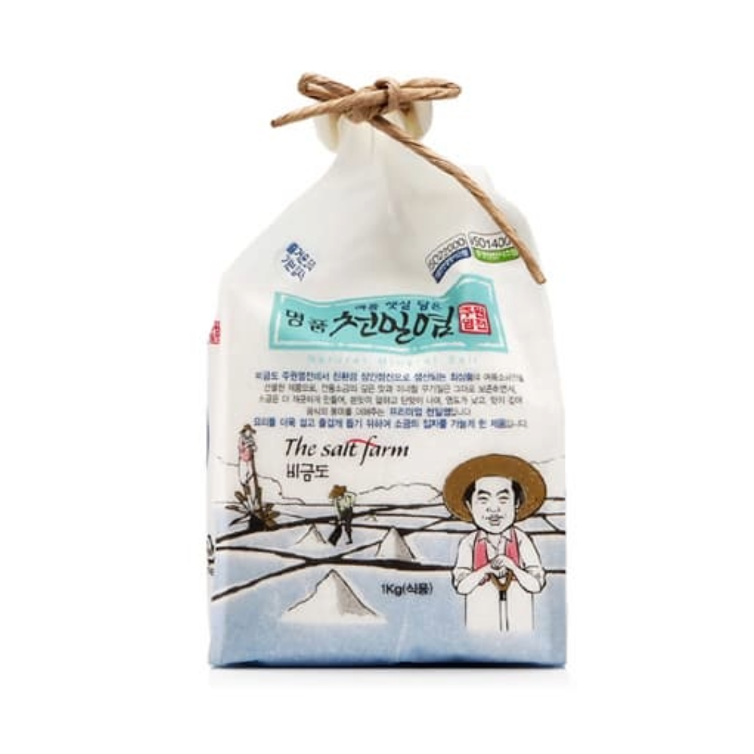 Natural Sea Salt 1kg | Made in Korea 100%