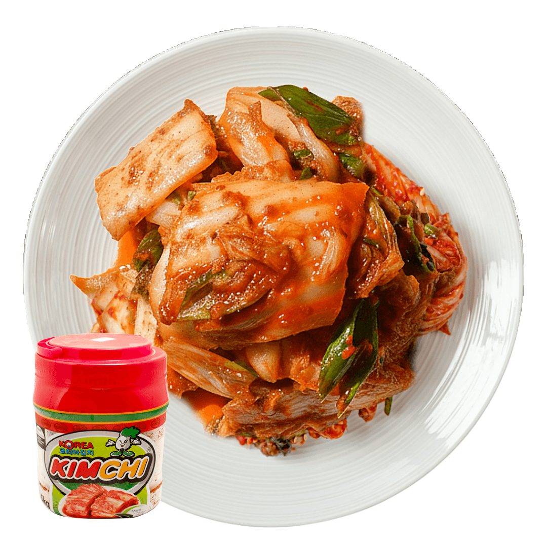 sliced kimchi