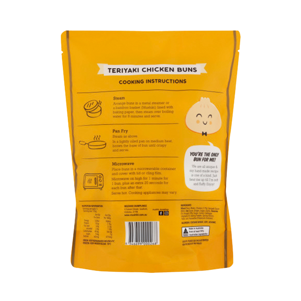 Teriyaki Chicken Bun 675g