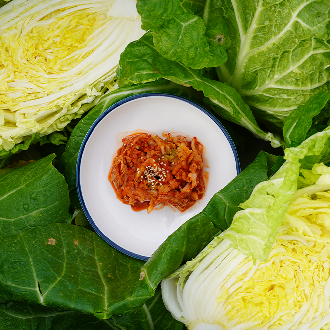 Raw kimchi, wombok in victoria