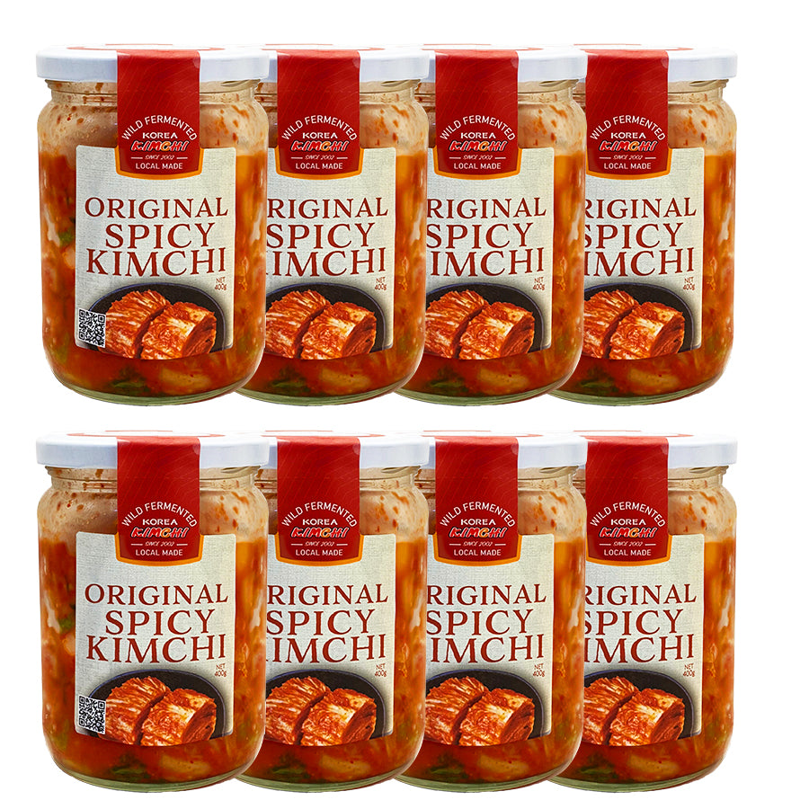 Original Spicy Kimchi 400g Jar x 8 : bundle pack