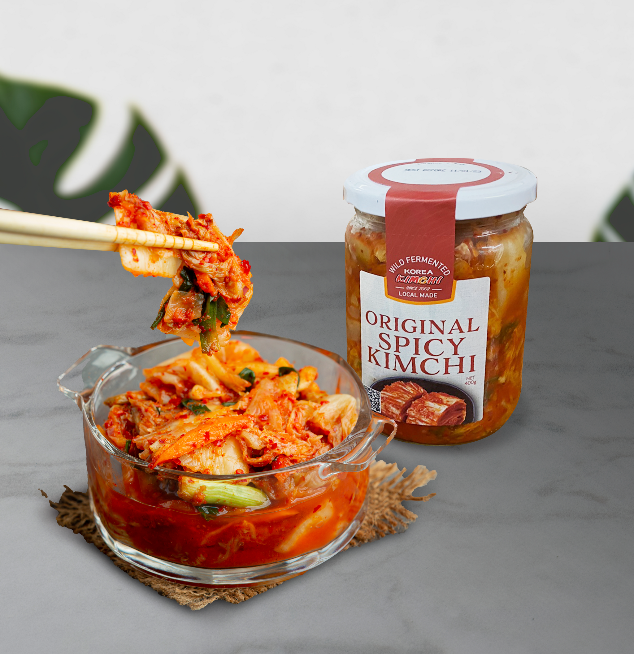 Original Spicy Kimchi 400g Jar: Bundle Pack