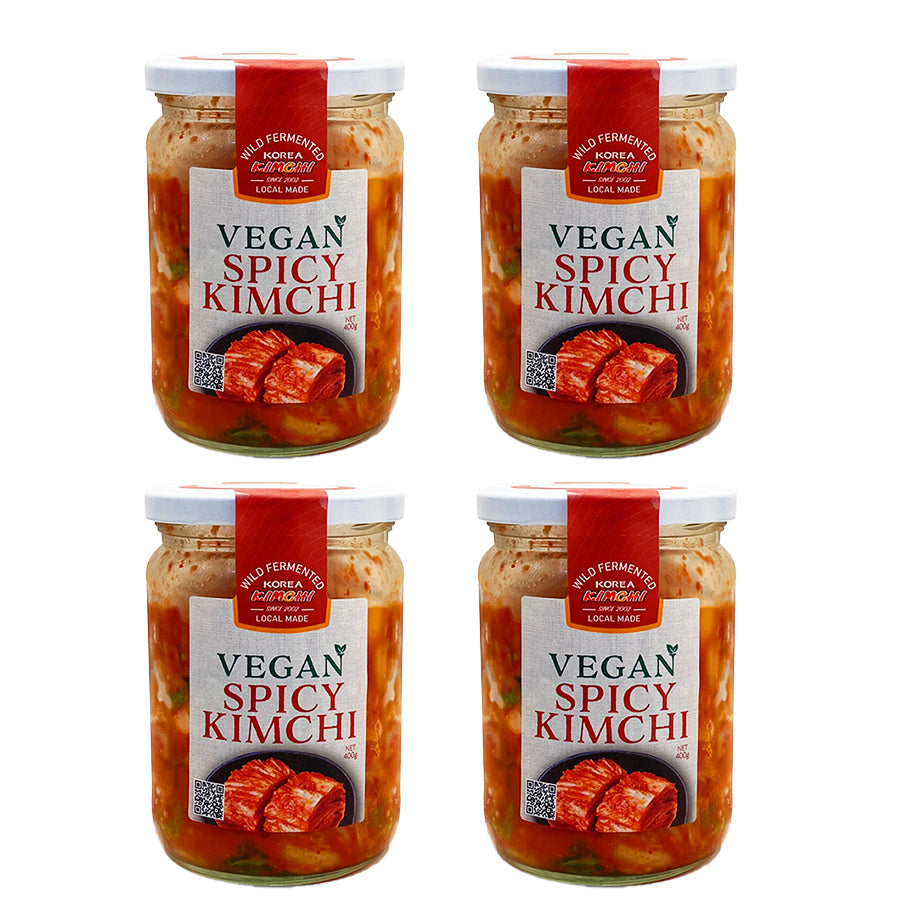 Vegan Kimchi 400g Jar x 4 : bundle pack