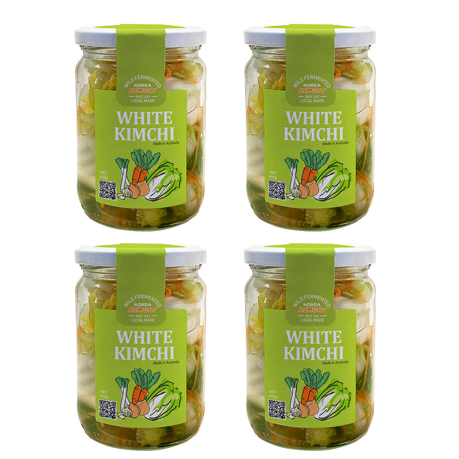 Non-spicy White Kimchi 400g Jar x 4 : bundle pack