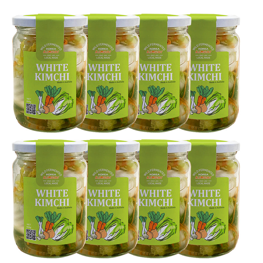 Non-spicy White Kimchi 400g Jar x 8 : bundle pack