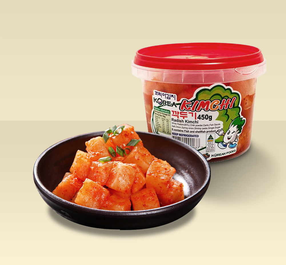 Crunchy Radish Kimchi 450g : made in Melbourne, Au