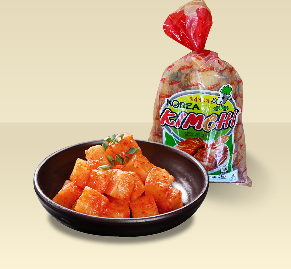 Fresh Radish Kimchi 2kg : made in Melbourne, Au